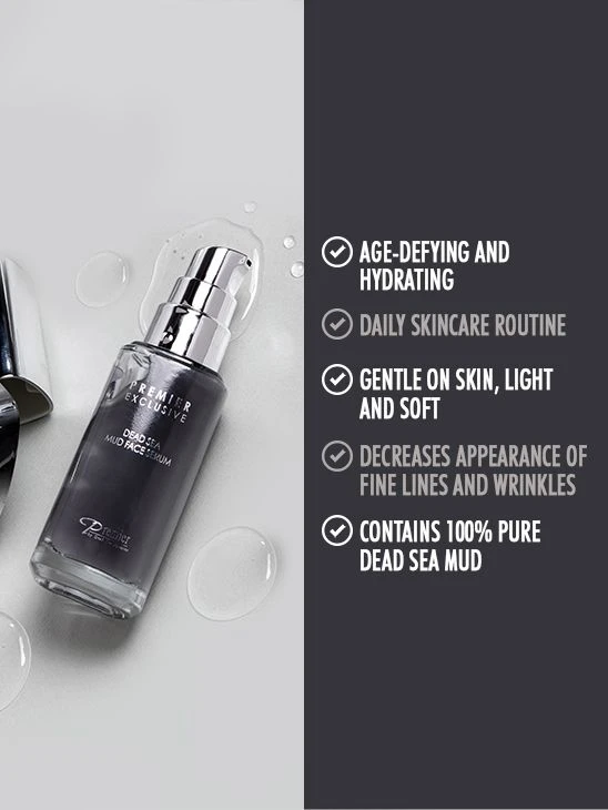 Dead Sea Mud Face Serum 4 Dead Sea Mud Face Serum - Image 4