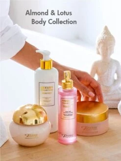 Almond & Lotus Salt Scrub -Glow Haven Shop 61c877e346ad2 premier dead sea body collection