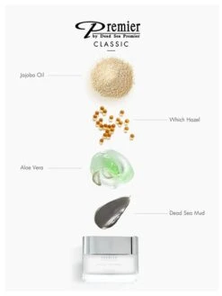 Dead Sea Mud Cream -Glow Haven Shop 63144f804f8ce Premier Dead Sea mud mask face cream with Aloe vera